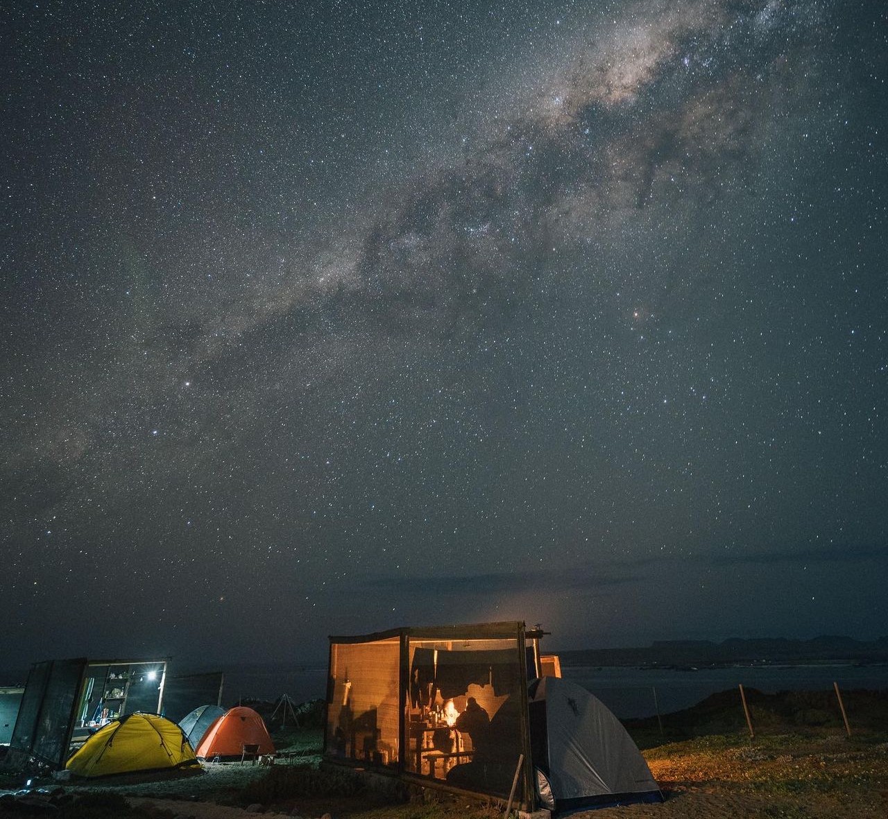Cielos estrellados en Punta Lodge con mínima contaminación lumínica